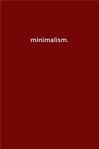 minimalism.