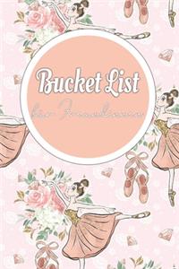 Bucket List für Freundinnen