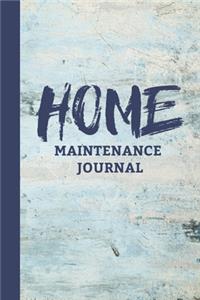 Home Maintenance Journal