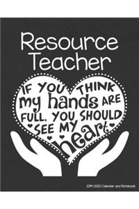 Resource Teacher 2019-2020 Calendar and Notebook