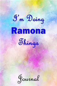 I'm Doing Ramona Things Journal