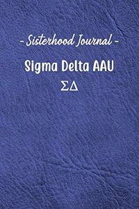 Sisterhood Journal Sigma Delta AAU
