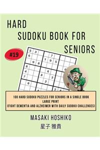 Hard Sudoku Book For Seniors # 19