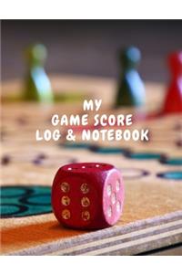 My Game Score Log & Notebook