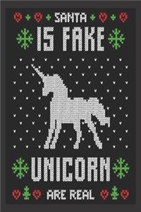 Santa is fake unicorn are real