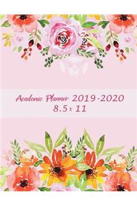 Academic Planner 2019-2020 8.5 x 11