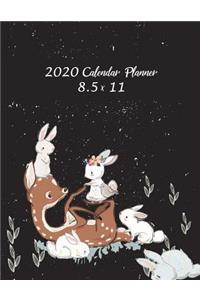 2020 Calendar Planner 8.5 x 11