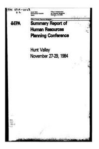 Summary Report of Human Resources Planning Conference