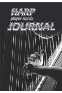 Harp Player Music Journal