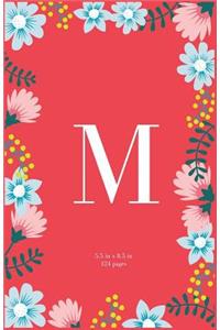 Monogram Letter M Journal