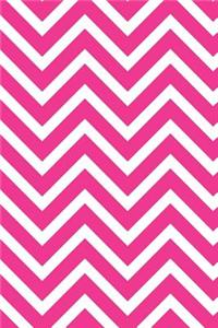 Pink Chevron Lined Journal