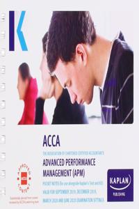 ADVANCED PERFORMANCE MANAGEMENT - POCKET NOTES