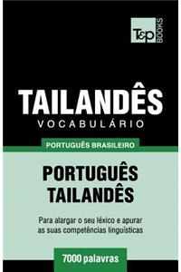 Vocabulário Português Brasileiro-Tailandês - 7000 palavras