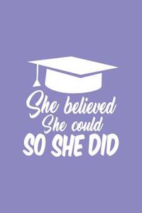 She Believed She Could So She Did