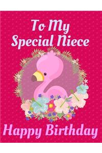 To My Special Niece Happy Birthday