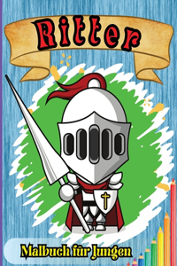 Ritter Malbuch für Jungen