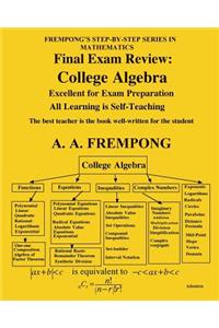 Final Exam Review