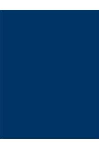Navy Blue 190 - Lined with Margins Notebook