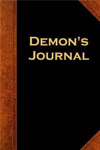 Demon's Journal Vintage Style