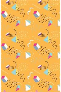 Bullet Journal Abstract Squiggles and Shapes Orange