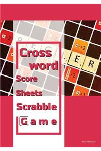 Crossword Score Sheets (Scrabble game)