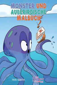Monster und Außerirdische Malbuch