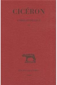 Ciceron, Correspondance