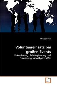 Volunteereinsatz bei großen Events