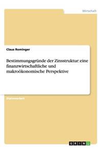 Bestimmungsgründe der Zinsstruktur