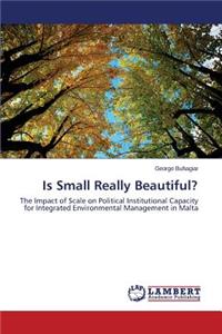 Is Small Really Beautiful?