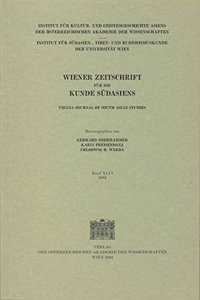 Wiener Zeitschrift Fur Die Kunde Sudasiens Und Archiv Fur Indische Philosophie