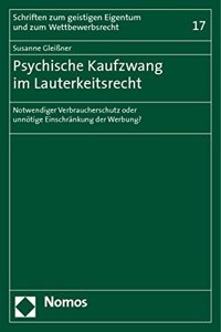 Psychischer Kaufzwang Im Lauterkeitsrecht