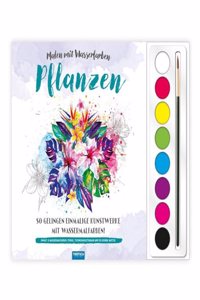 Trotsch Malen mit Wasserfarben Pflanzen