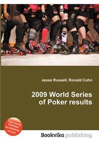 2009 World Series of Poker Results
