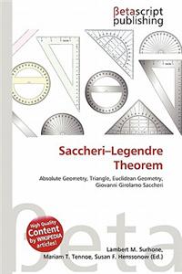 Saccheri-Legendre Theorem