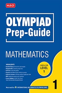 MTG Olympiad Prep-Guide Mathematics Class 1 - Detailed Theory, Self Test with IMO Chapterwise Previous Year Question Paper For SOF 2023-24 Exam MTG Editorial Board