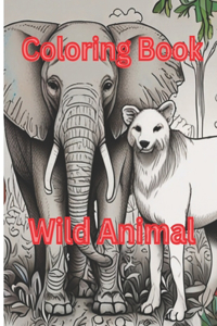 Coloring Book Of Wild Animal
