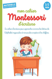 Mon cahier d'écriture Montessori
