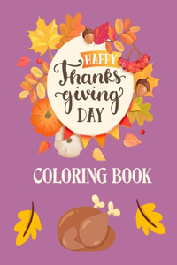 Happy Thanksgiving Day Coloring Book
