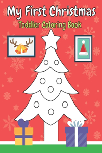 My First Christmas Toddler Coloring Book