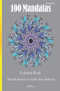 100 Mandalas Coloring Book