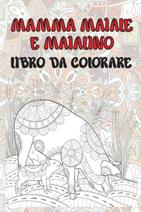 Mamma maiale e maialino - Libro da colorare