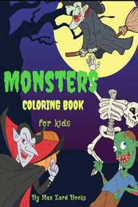 Monsters Coloring Book for kids