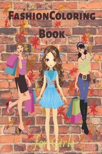 Fashion Coloring Book For Girls