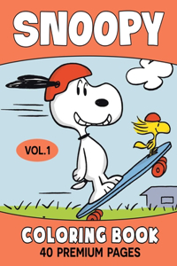 Snoopy Coloring Book Vol1