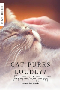 What does it mean when a cat purrs loudly?