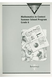 Britannica Mathematics in Context Summer School Program, Grade 6