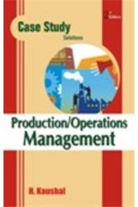 Case Study Solutions Production Operations Management 2/e PB