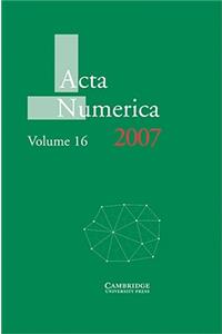 ACTA Numerica 2007: Volume 16