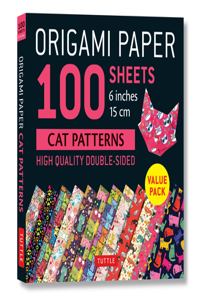 Origami Paper 100 Sheets Cat Patterns 6 (15 CM)